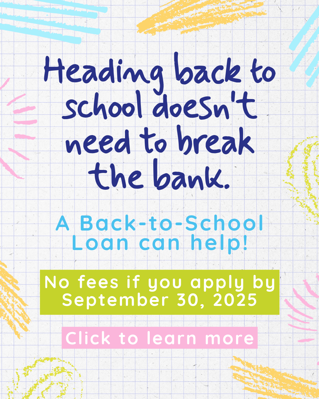 Back to school loan